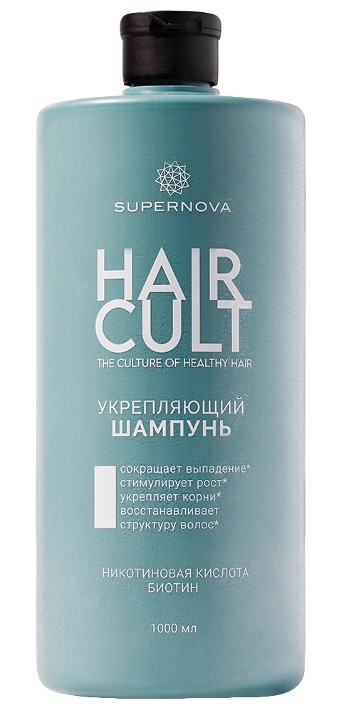 Supernova hair cult Шампунь укрепляющий, шампунь, 1000 мл, 1 шт. фото