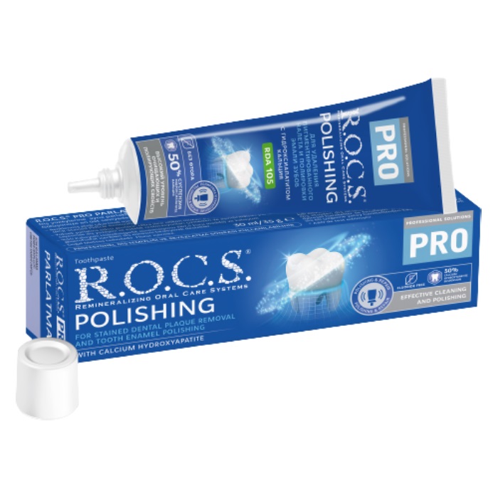 ROCS Polishing Pro полировочная паста, паста зубная, 35 г, 1 шт. фото