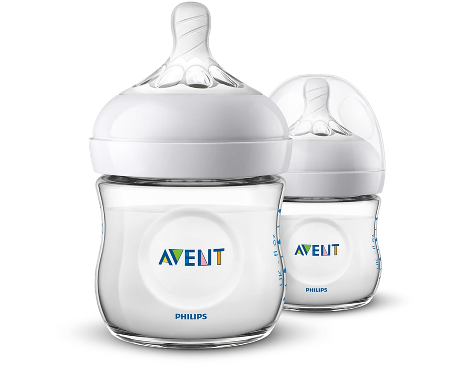 Avent Natural Бутылочка полипропиленовая, 125 мл, 2 шт, арт. SCF030/27 фото