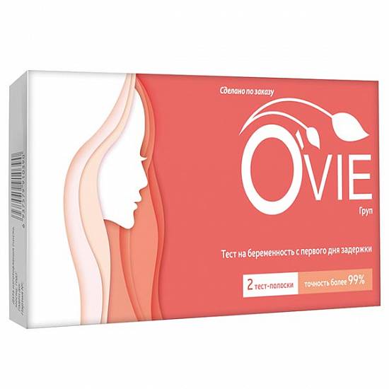 Ovietest Тест на беременность, тест-полоска, 2 шт. фото
