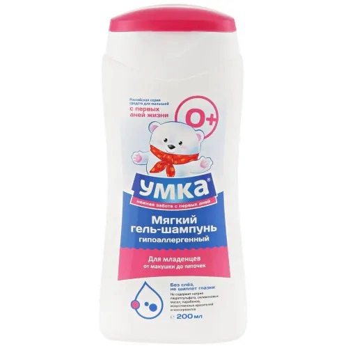 Умка Гель-шампунь от макушки до пяточек, шампунь-гель, 200 мл, 1 шт. фото