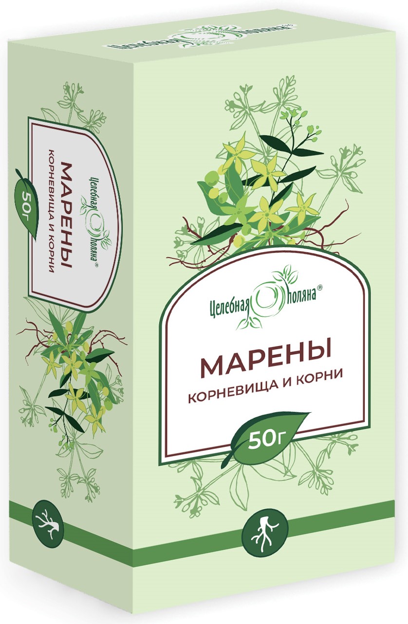 Целебная поляна Марены корневища, фиточай, 50 г, 1 шт. фото