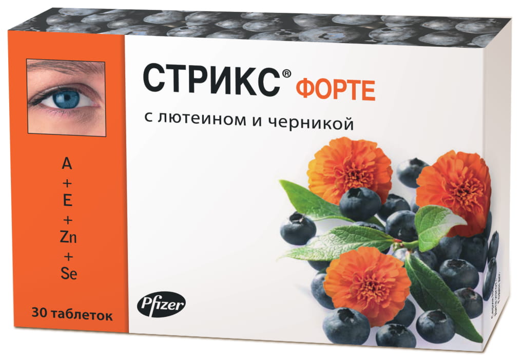 Стрикс форте, 500 мг, таблетки, 30 шт. фото