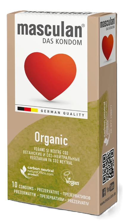 Masculan Organic, презервативы, 10 шт. фото