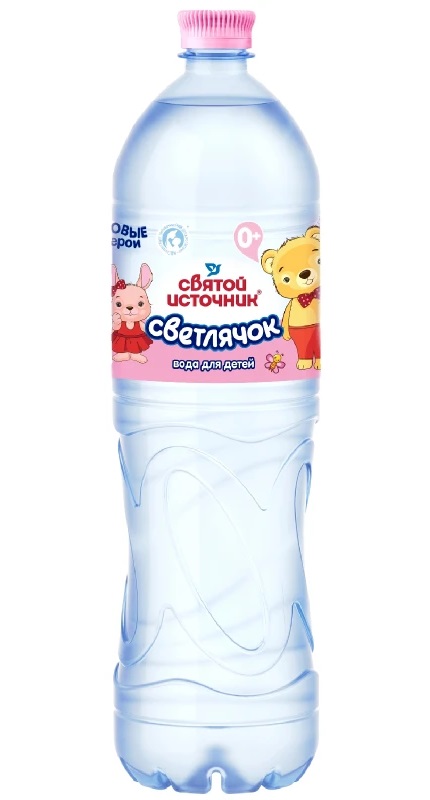 Святой Источник Светлячок вода детская, 1.5 л, 1 шт, негазированная, в пластиковой бутылке фото