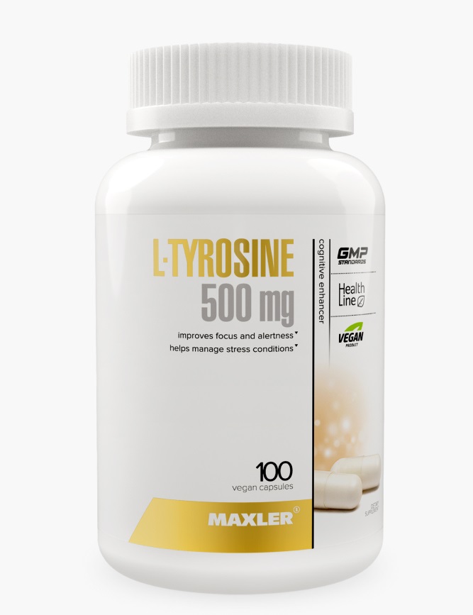 Maxler L-Тирозин, 500 мг, капсулы, 100 шт. фото