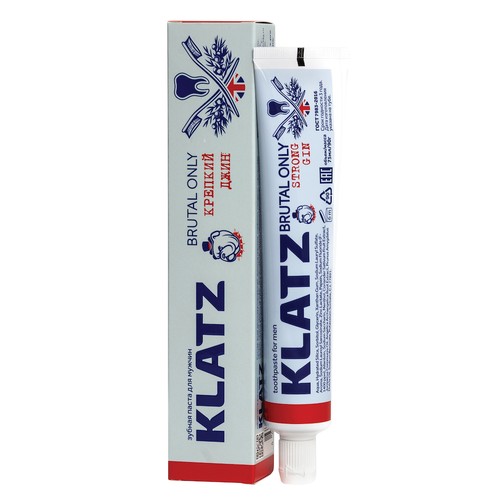 Klatz brutal only Крепкий джин, паста зубная, 75 мл, 1 шт. фото