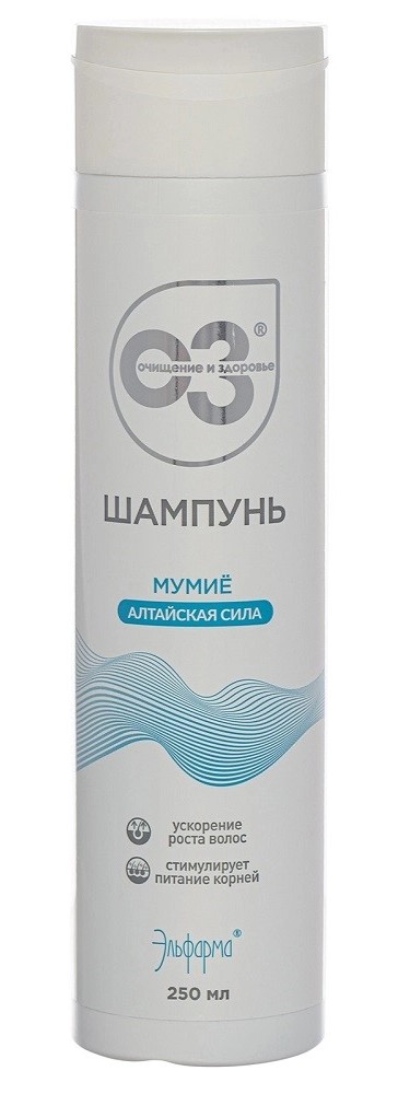 Очищение и здоровье Шампунь с мумие, шампунь, 250 мл, 1 шт. фото