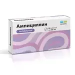 Ампициллин, 250 мг, таблетки, 20 шт. фото