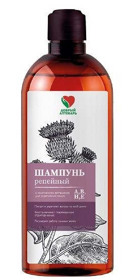 Добрый Аптекарь Шампунь репейный с комплексом витаминов, шампунь, 250 мл, 1 шт. фото