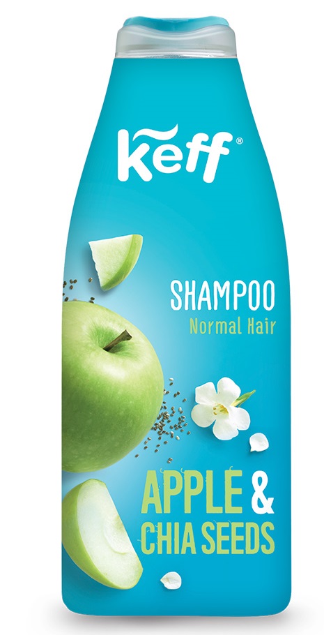 Keff Шампунь с экстрактом яблока и семенами чиа, шампунь, 500 мл, 1 шт, для нормальных волос фото