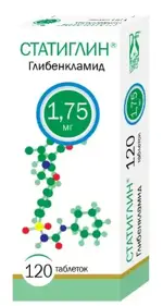 Статиглин, 1.75 мг, таблетки, 120 шт. фото
