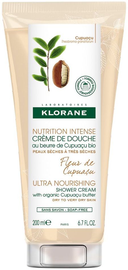 Klorane Крем для душа цветок купуасу, крем, 200 мл, 1 шт. фото