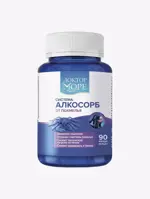 Доктор Море Алкосорб система от похмелья, 200 мг, капсулы, 90 шт. фото