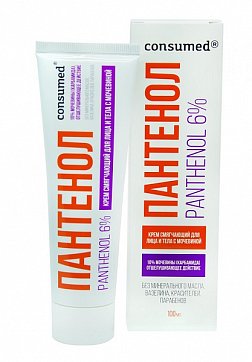 Консумед Пантенол 6% увлажняющий для лица и тела с мочевиной, крем, 50 мл, 1 шт. фото