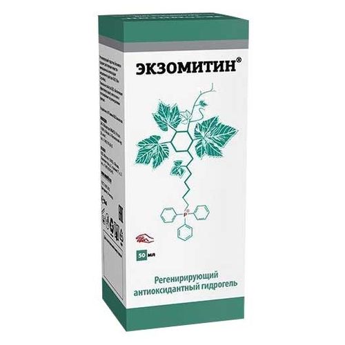 Экзомитин, гель косметический, 50 мл, 1 шт. фото