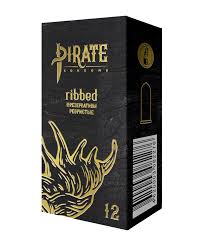 Pirate (Пират) презервативы ребристые, 12 шт. фото