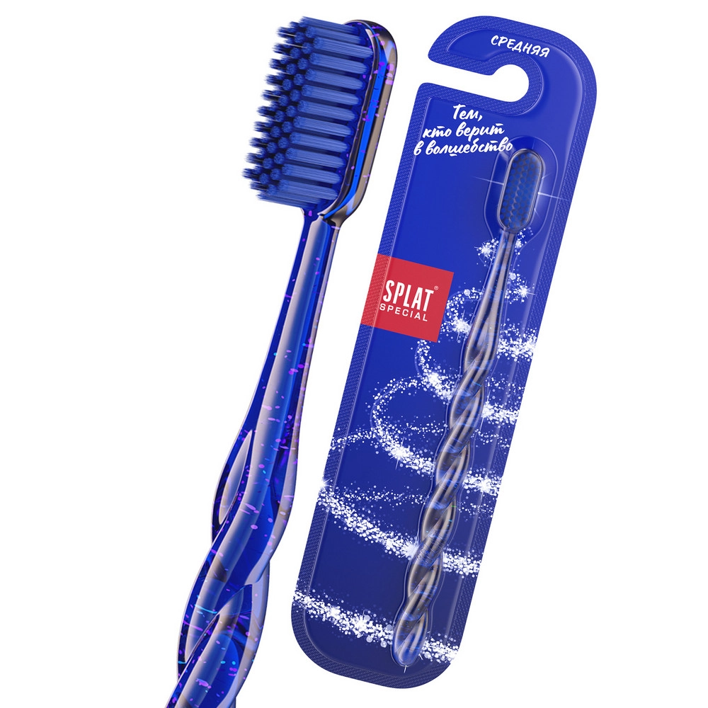 Splat Special зубная щетка комплексная белоснежная улыбка средняя, щетка зубная, 1 шт. фото