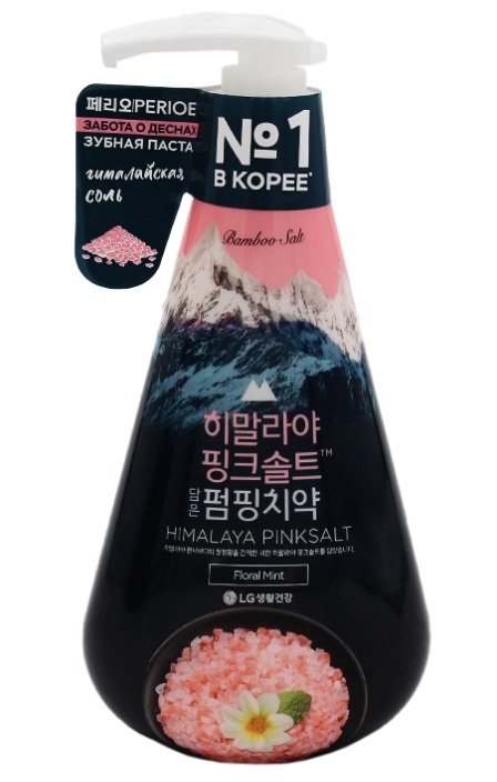 Himalaya Perioe Зубная паста с розовой гималайской солью, паста зубная, 285 г, 1 шт, цветочно-мятный вкус фото