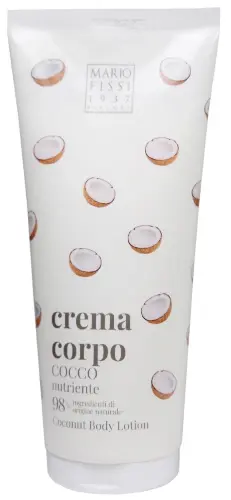 Mario fissi 1937 лосьон для тела интенсивное питание с ароматом кокоса, лосьон для тела, 200 мл, 1 шт. фото