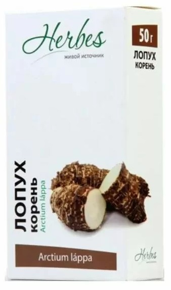 Лопуха корни, сырье растительное измельченное, 50 г, 1 шт. фото