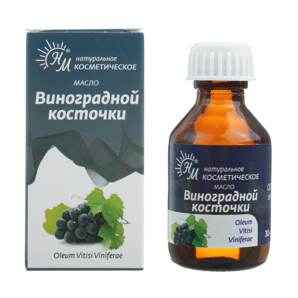 Масло виноградной косточки, масло косметическое, 30 мл, 1 шт. фото