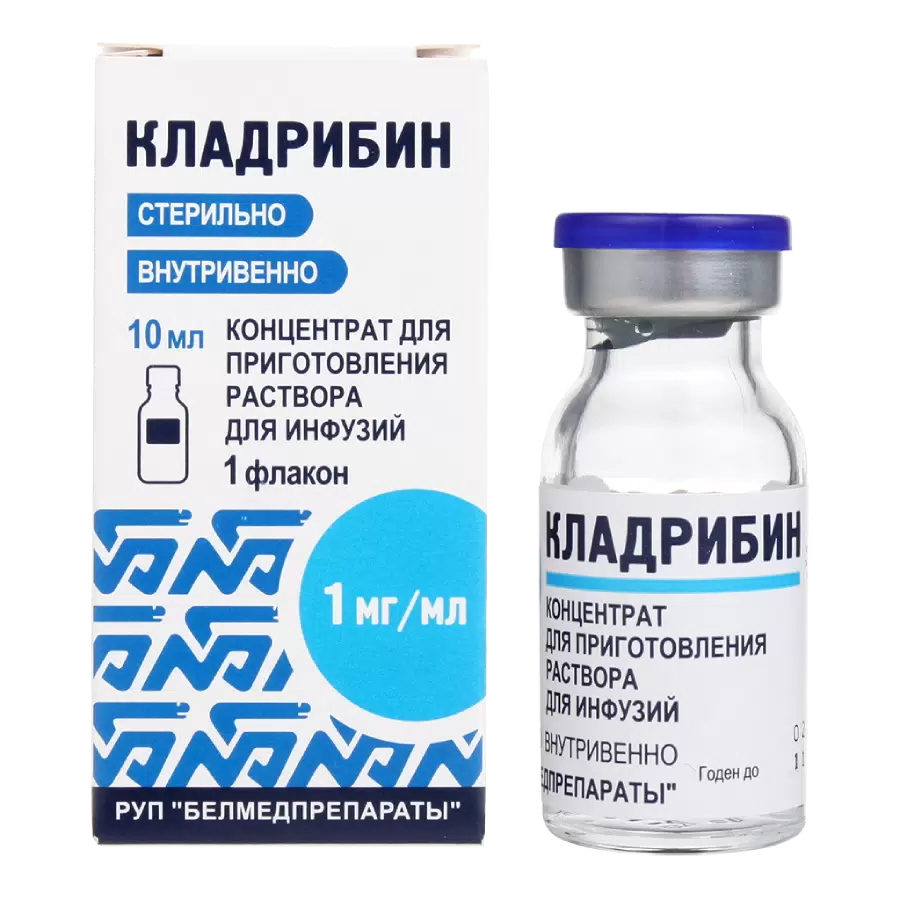 Кладрибин, 1 мг/мл, концентрат для приготовления раствора для инфузий, 10 мл, 1 шт. фото