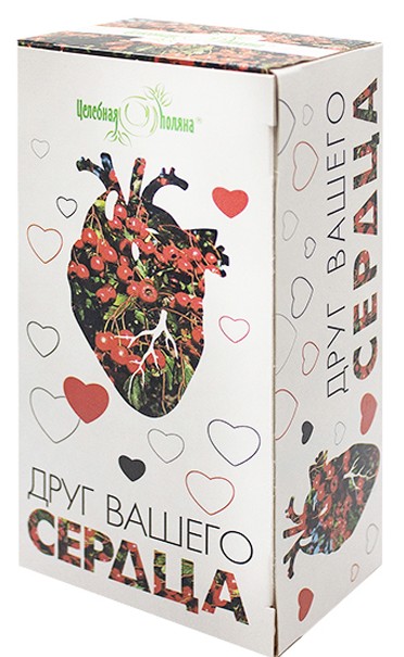 Целебная поляна Друг Вашего сердца, фиточай, 1.5 г, 20 шт. фото