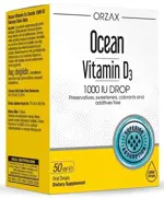 Orzax Ocean Витамин D3, 1000 МЕ, капли, 50 мл, 1 шт. фото
