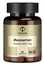 Tetralab Инозитол, 500 мг, таблетки, 60 шт. фото