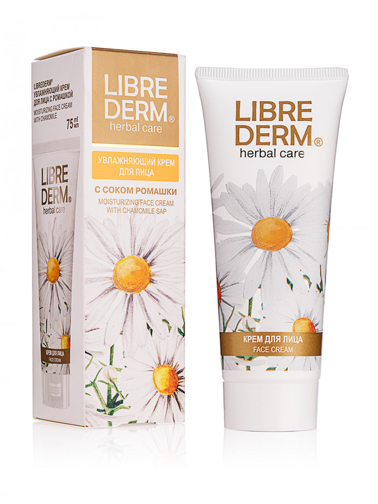 Librederm Увлажняющий крем для лица с ромашкой, крем для лица, 75 мл, 1 шт. фото