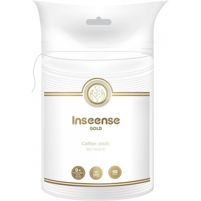 Inseense Диски ватные овальные, ватные диски, 40 шт. фото