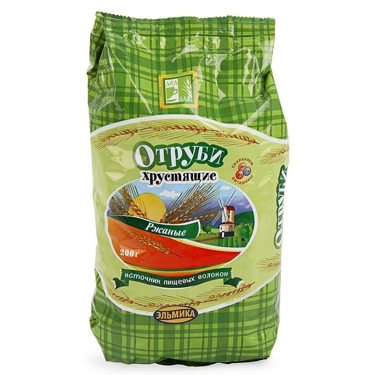 Диадар Отруби ржаные хрустящие, гранулы, 200 г, 1 шт. фото