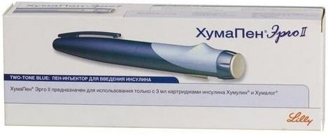 ХумаПен Эрго II Инъектор для введения инсулина, шприц-ручка, 1 шт. фото