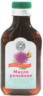 Простой рецепт Репейное масло перец с эфирным маслом, маска для волос, 100 мл, 1 шт. фото