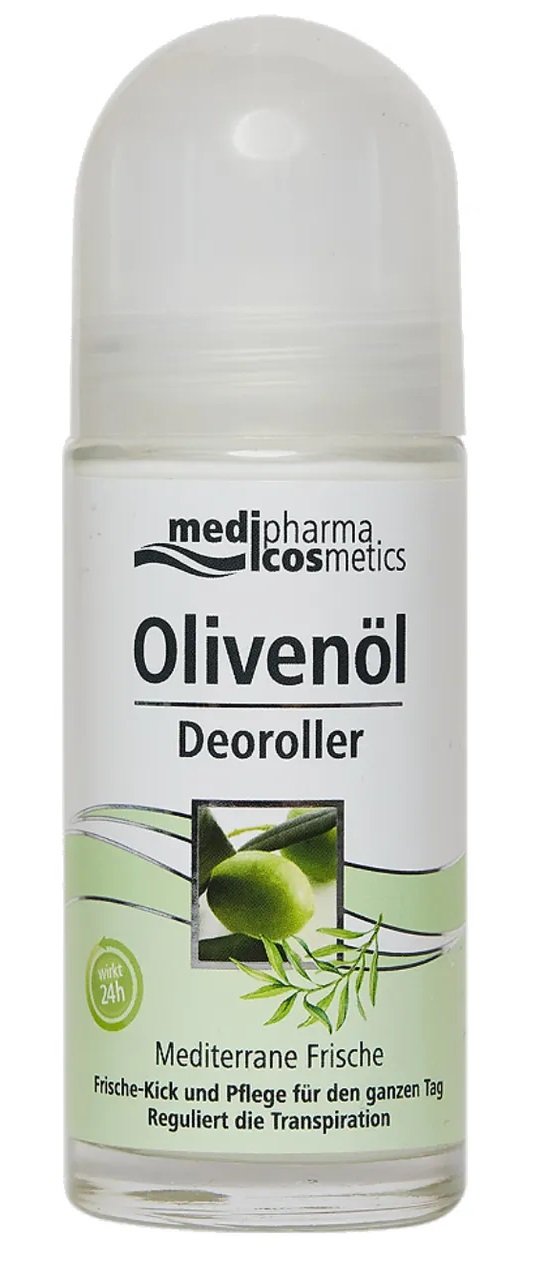 Medipharma Cosmetics Olivenol дезодорант роликовый Зеленый чай, 50 мл, 1 шт. фото
