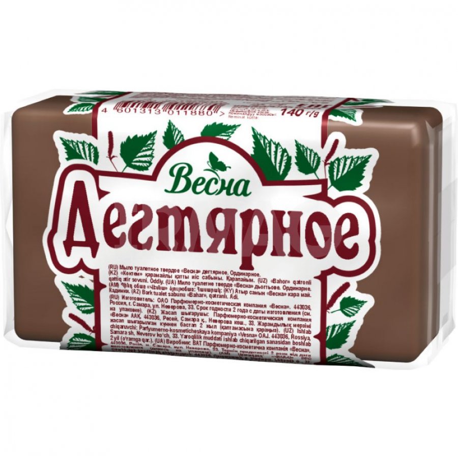 Дегтярное мыло, мыло, 140 г, 1 шт. фото