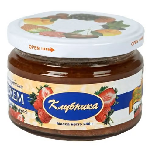 Петродиет Джем на сорбите, 240 г, 1 шт, клубника фото