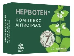 Нервотен Комплекс антистресс, таблетки, 30 шт. фото