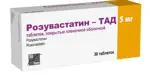 Розувастатин-Тад, 5 мг, таблетки, покрытые пленочной оболочкой, 30 шт. фото