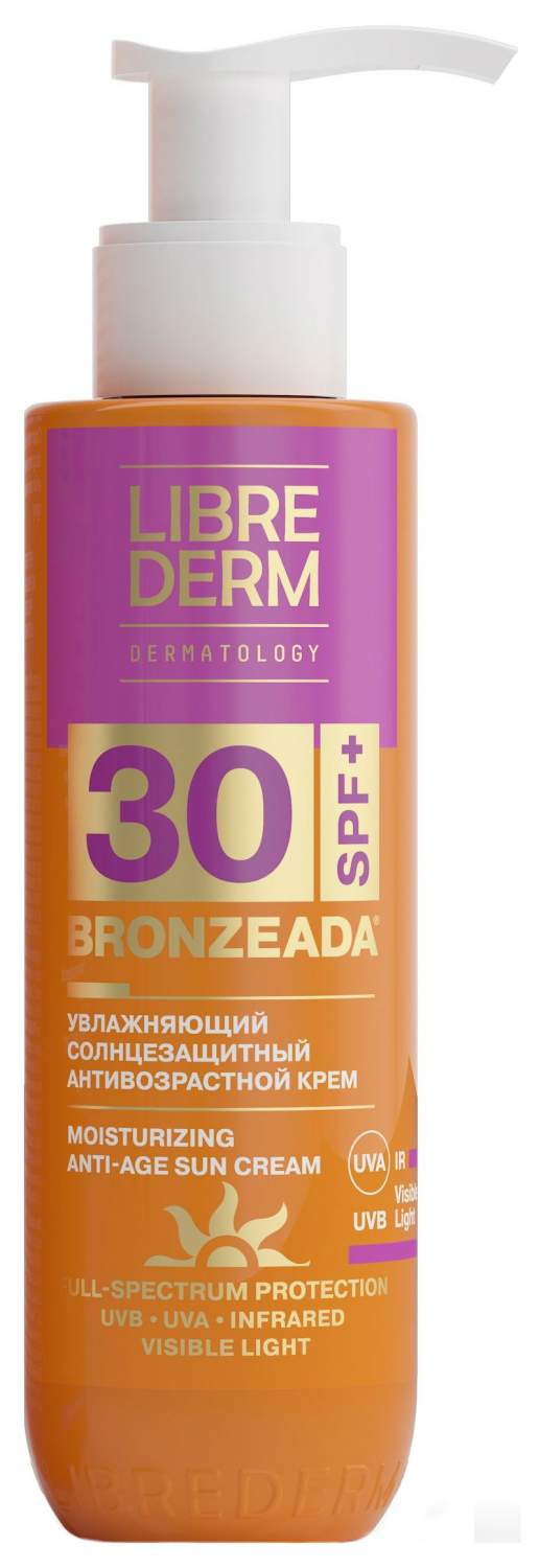 Librederm Bronzeada Anti-Age Крем солнцезащитный SPF30, крем, 150 мл, 1 шт. фото