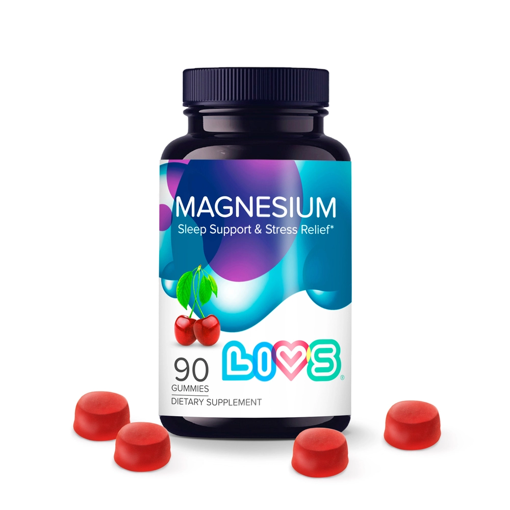 Livs Магний цитрат, мармеладные пастилки, 90 шт, вишня фото