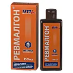 911 Ваша служба спасения растирка Ревмалгон, жидкость для наружного применения, 150 мл, 1 шт. фото