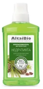 Altaibio профилактика пародонтоза Кедр-Пихта, ополаскиватель полости рта, 400 мл, 1 шт. фото
