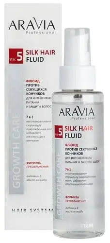 Aravia professional флюид против секущихся кончиков для интенсивного питания и защиты волос, флюид, 110 мл, 1 шт. фото