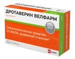 Дротаверин Велфарм, 40 мг, таблетки, 60 шт. фото