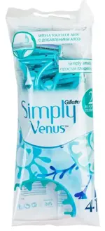 Gillette Venus Simply 2 Одноразовые станки, 4 шт. фото