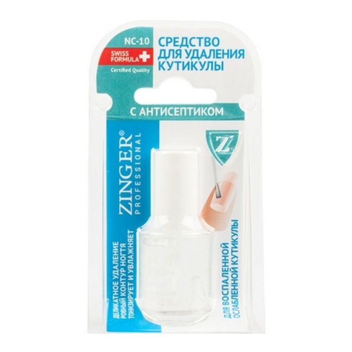 Zinger Cредство для удаления кутикулы, 15 мл, 1 шт, NC10 фото