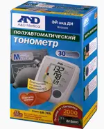 Тонометр полуавтоматический AND UA-705, 1 шт, со стандартной манжетой (22-32 см) фото