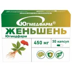Женьшень Югмедфарм, 450 мг, капсулы, 30 шт. фото